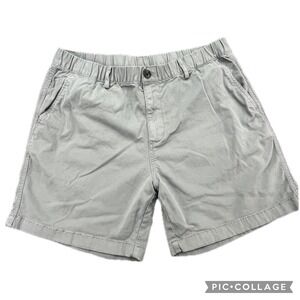 Bearbottom Clothing‎ Shorts Mens XL Gray Flat Front Elastic Waist 7 Inch Inseam